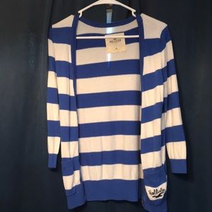 Hollister striped cardigan